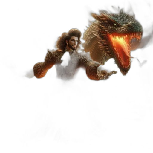 dragon, creature, concept art, fantasy art transparent PNG cut-out