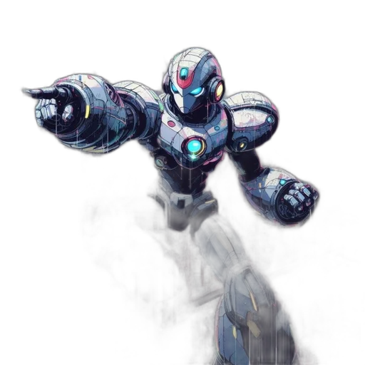 robot, weapon, concept art, fantasy art transparent PNG cut-out