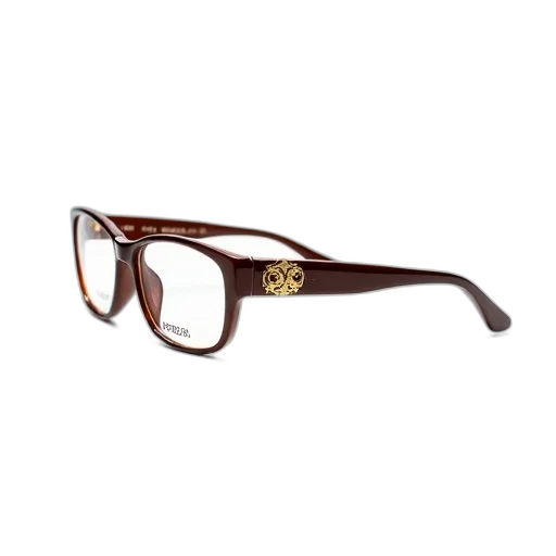 pair, brown, eyeglasses, gold transparent PNG cut-out