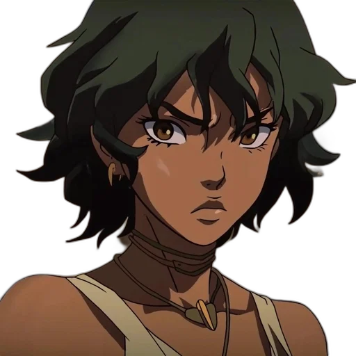 face, anime, cartoon, concept art transparent PNG cut-out