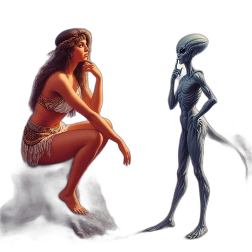 creature, concept art, fantasy art, comic book art transparent PNG cut-out