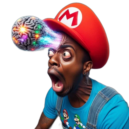 hat, face, mask, staff transparent PNG cut-out