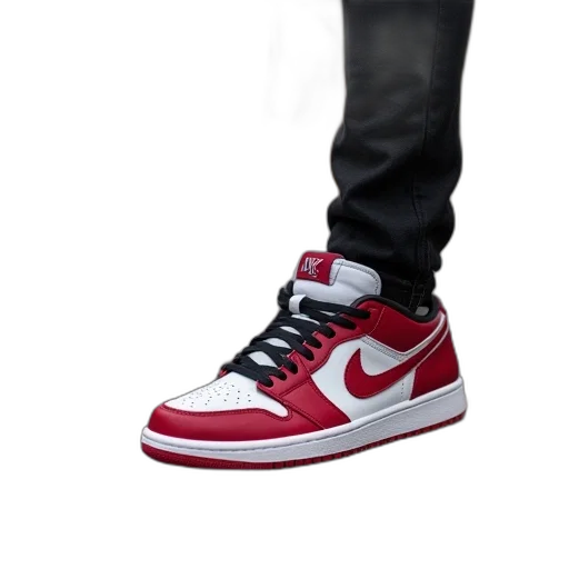 shoes, weapon, 3d render, photorealistic transparent PNG cut-out