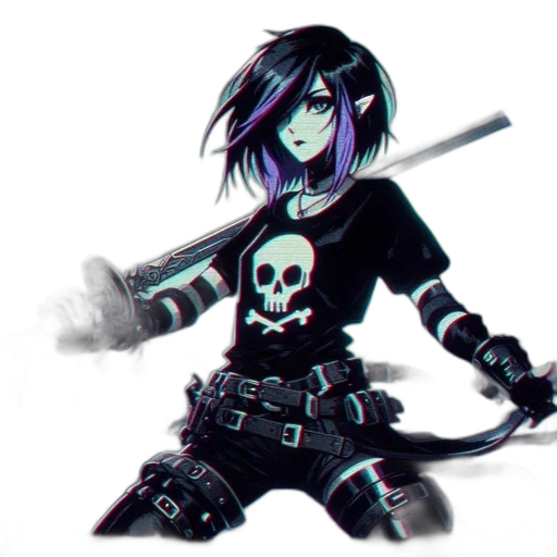 weapon, sword, staff, concept art transparent PNG cut-out