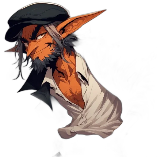 staff, hat, mask, dragon transparent PNG cut-out