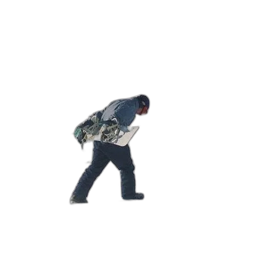 jacket, robot, weapon, creature transparent PNG cut-out