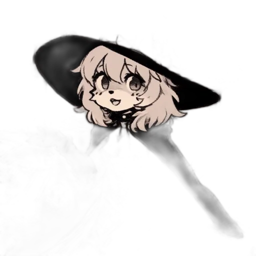 hat, umbrella, weapon, staff transparent PNG cut-out