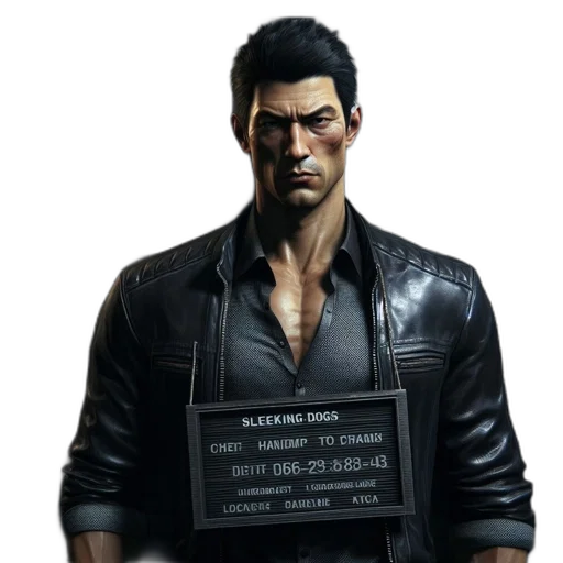 jacket, concept art, 3d render, male transparent PNG cut-out