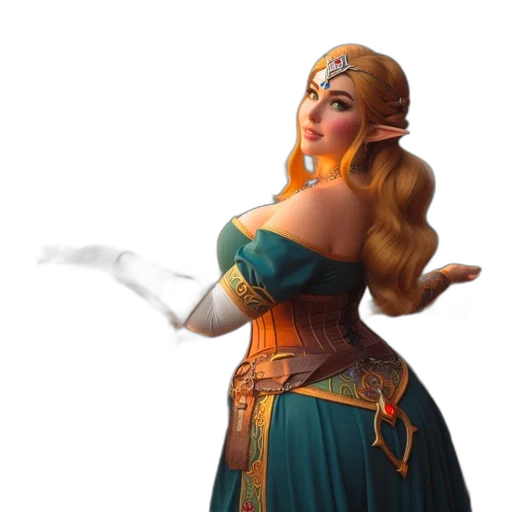 dress, crown, staff, mask transparent PNG cut-out