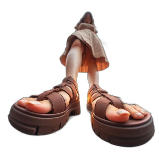 shoes, 3d render, concept art, image transparent PNG cut-out