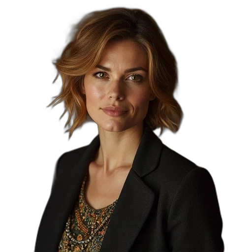staff, jacket, face, jewelry transparent PNG cut-out