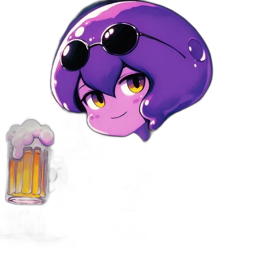 bottle, hat, crown, jacket transparent PNG cut-out