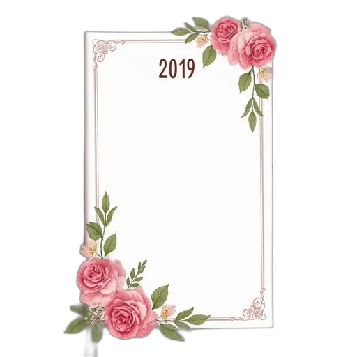 flower, pastel, 2019, daily transparent PNG cut-out