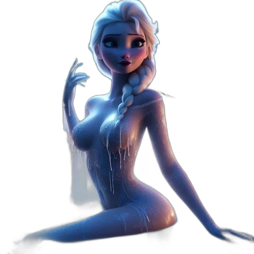 creature, robot, dress, staff transparent PNG cut-out