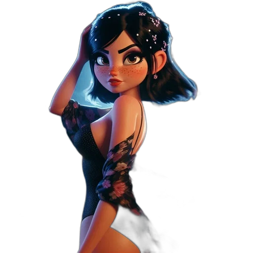 dress, concept art, fantasy art, 3d render transparent PNG cut-out