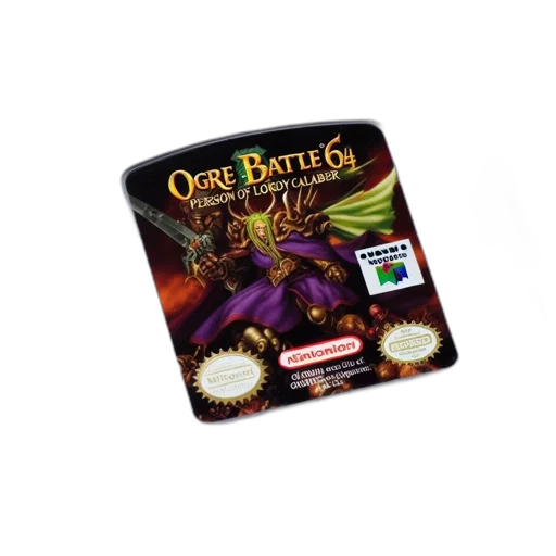 nintendo, game, cartridge, ogre transparent PNG cut-out