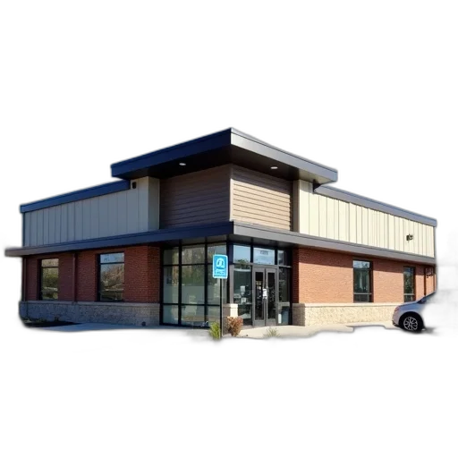 building, car, furniture, 3d render transparent PNG cut-out