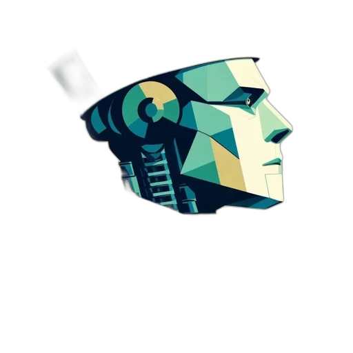 robot, mask, face, weapon transparent PNG cut-out