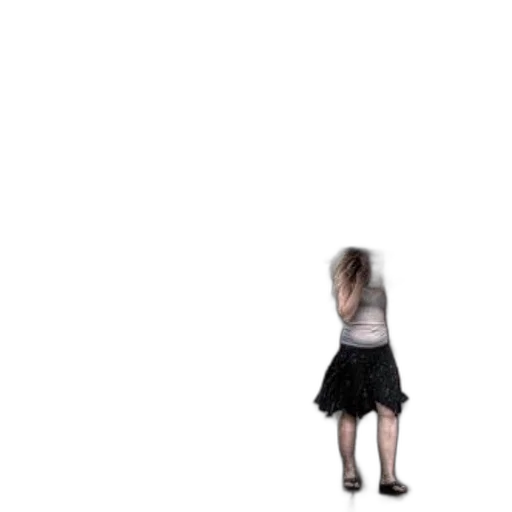 dress, hair, creature, shoes transparent PNG cut-out