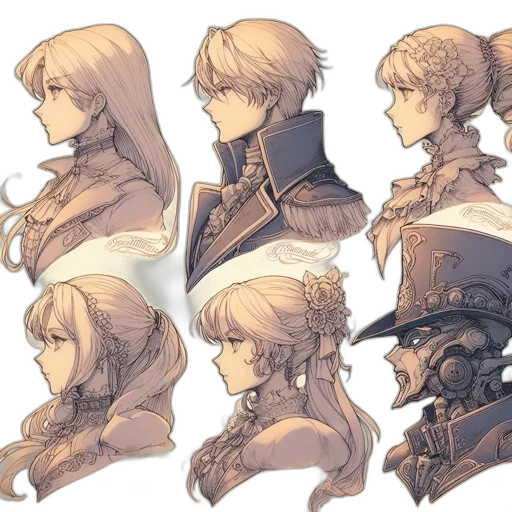 crown, staff, mask, face transparent PNG cut-out