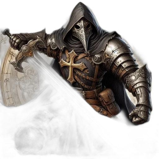 sword, weapon, mask, staff transparent PNG cut-out