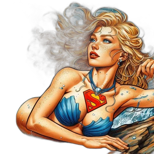 comic book art, fantasy art, photorealistic, concept art transparent PNG cut-out