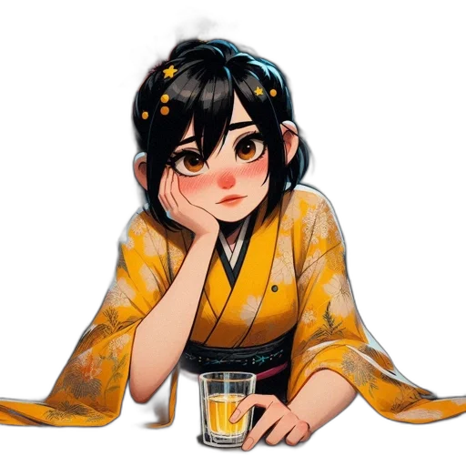 dress, anime, pixel art, concept art transparent PNG cut-out