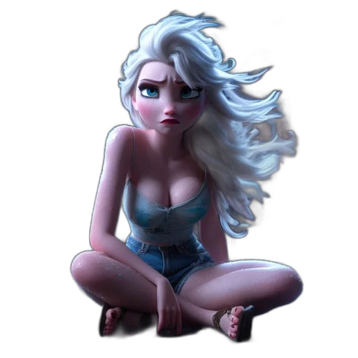 dress, concept art, 3d render, fantasy art transparent PNG cut-out