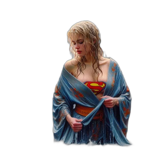 dress, comic book art, concept art, fantasy art transparent PNG cut-out