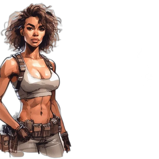 concept art, comic book art, pixel art, fantasy art transparent PNG cut-out