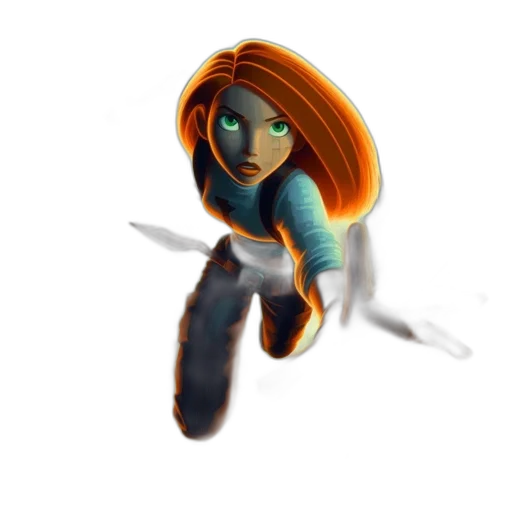 staff, weapon, robot, hair transparent PNG cut-out