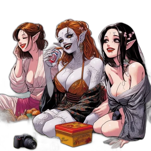jewelry, comic book art, concept art, fantasy art transparent PNG cut-out