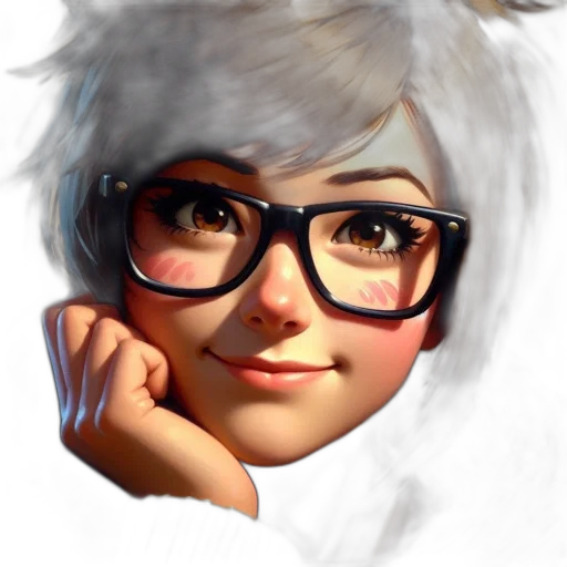 face, staff, robot, photorealistic transparent PNG cut-out