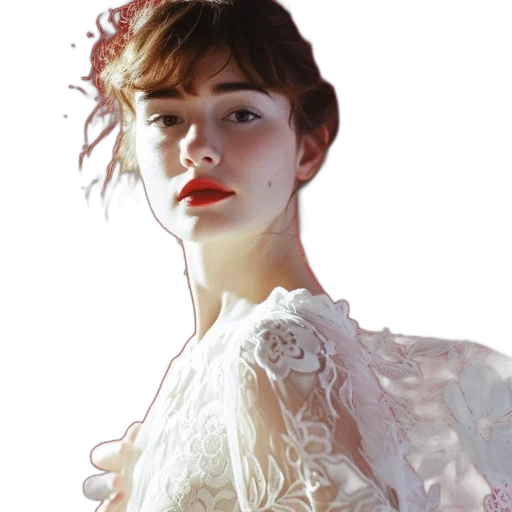 dress, face, crown, jewelry transparent PNG cut-out