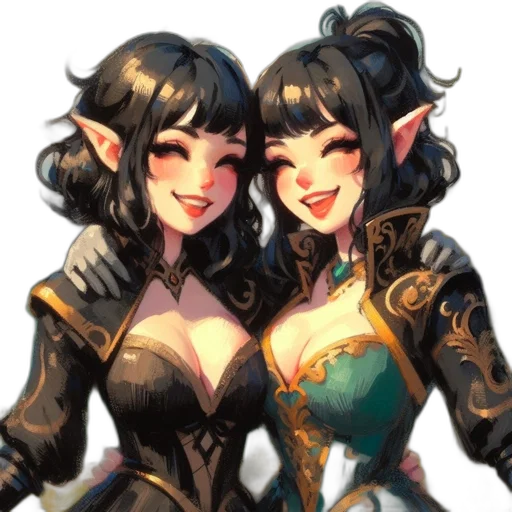 fantasy art, concept art, pixel art, anime transparent PNG cut-out