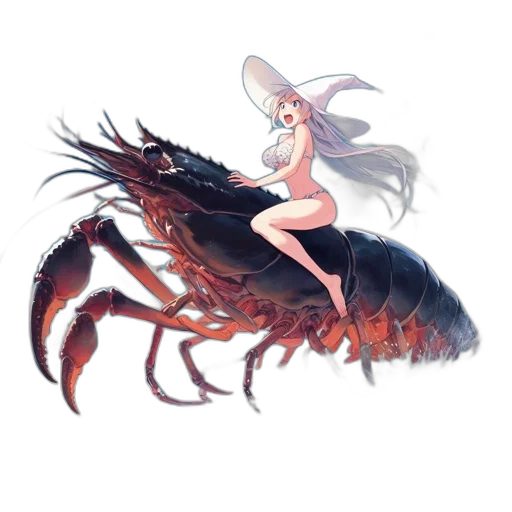 creature, animal, dress, weapon transparent PNG cut-out