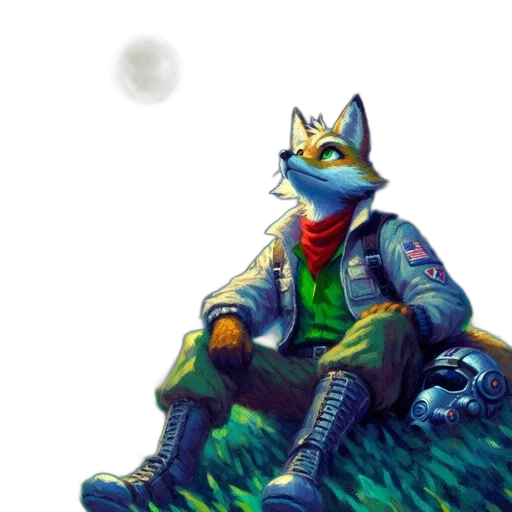 jacket, staff, animal, creature transparent PNG cut-out