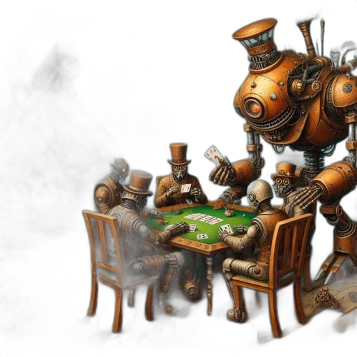 robot, furniture, concept art, fantasy art transparent PNG cut-out
