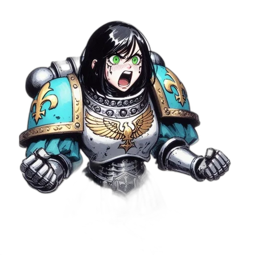 weapon, robot, sword, fantasy art transparent PNG cut-out