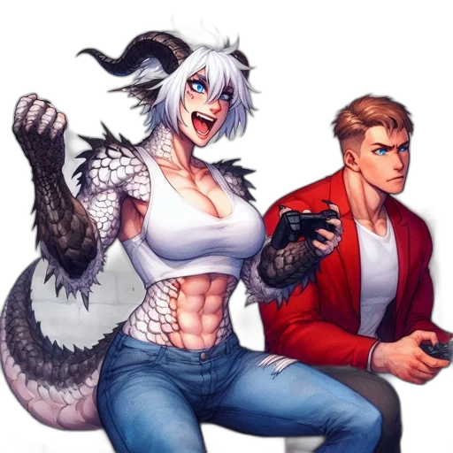 jacket, animal, concept art, comic book art transparent PNG cut-out