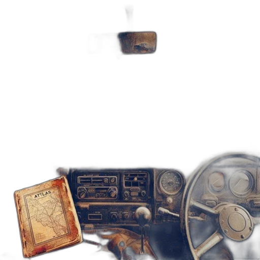 car, furniture, mask, weapon transparent PNG cut-out