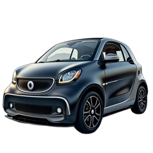 car, 3d render, smart, air transparent PNG cut-out