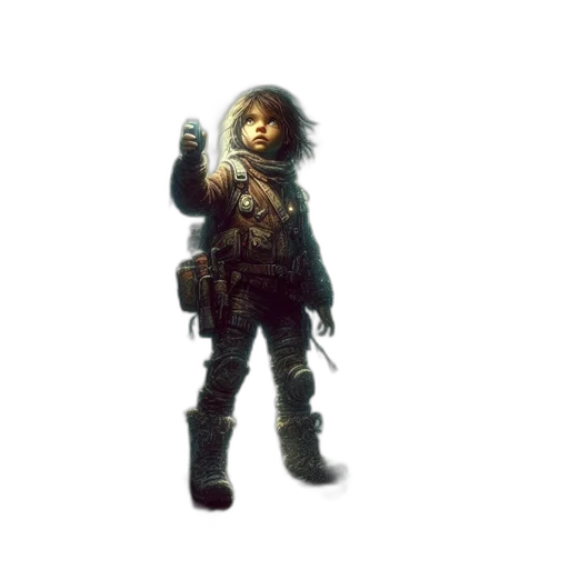 weapon, staff, sword, creature transparent PNG cut-out