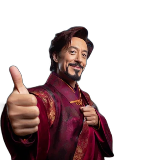 staff, face, jacket, robot transparent PNG cut-out