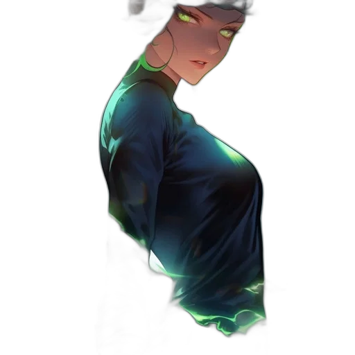 dress, staff, hat, creature transparent PNG cut-out