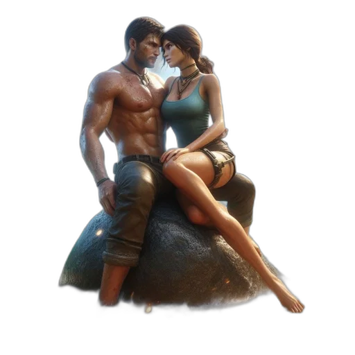 concept art, fantasy art, photorealistic, 3d render transparent PNG cut-out