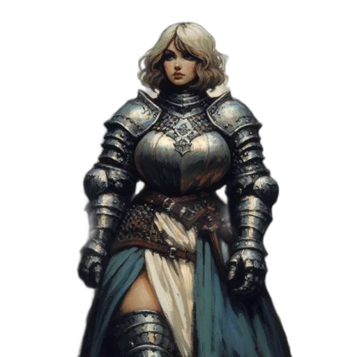sword, dress, fantasy art, concept art transparent PNG cut-out