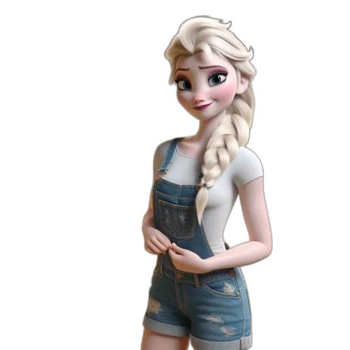 dress, 3d render, concept art, cartoon transparent PNG cut-out