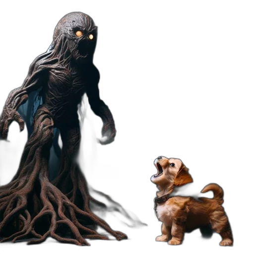 creature, animal, concept art, 3d render transparent PNG cut-out
