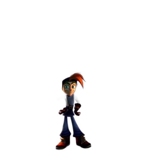 staff, robot, jacket, hat transparent PNG cut-out